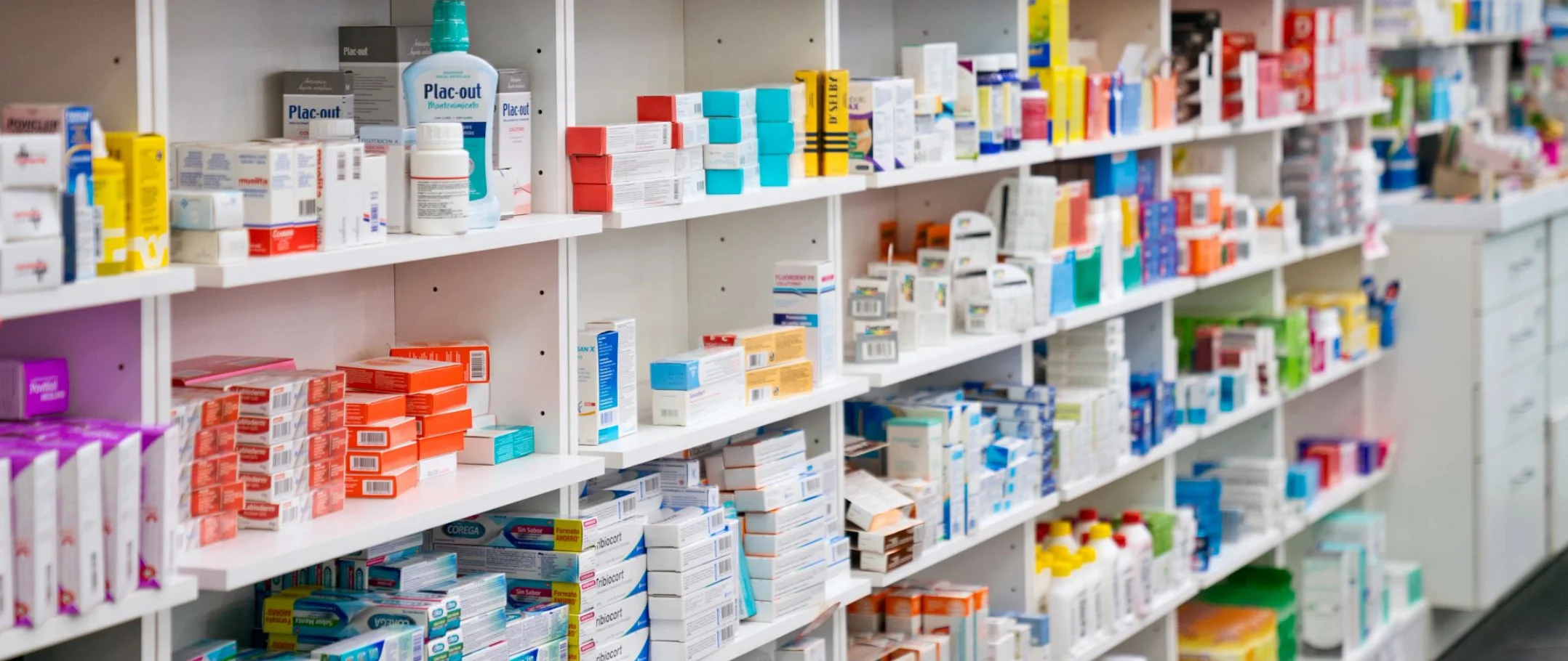 Estantes de Farmacia