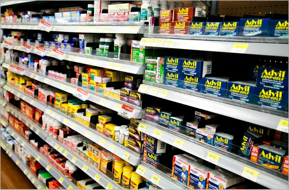 Pasillo de farmacia