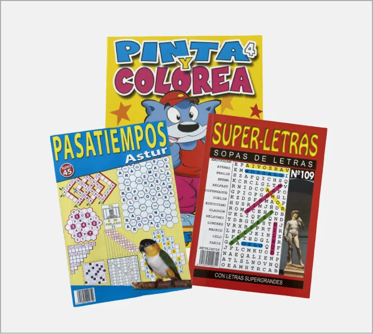 Libros de pasatiempos